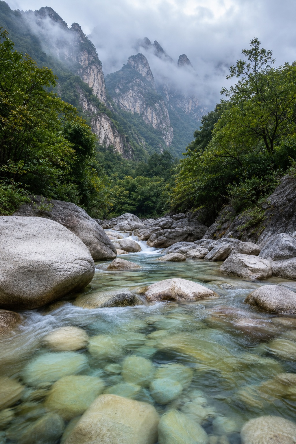 Preview for Chinese Mountain Landscape Background