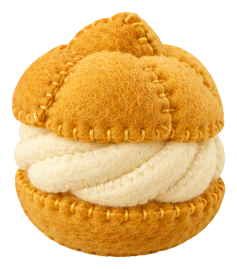 Preview for Felt Bakery Treats Cream Puff