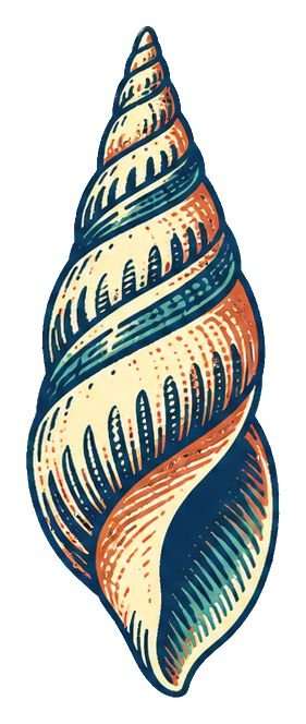 Preview for Linocut Seashells Auger Shell