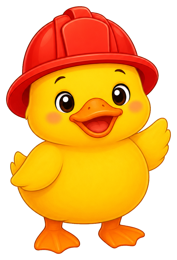 Preview for Firefighter Duck Sticker