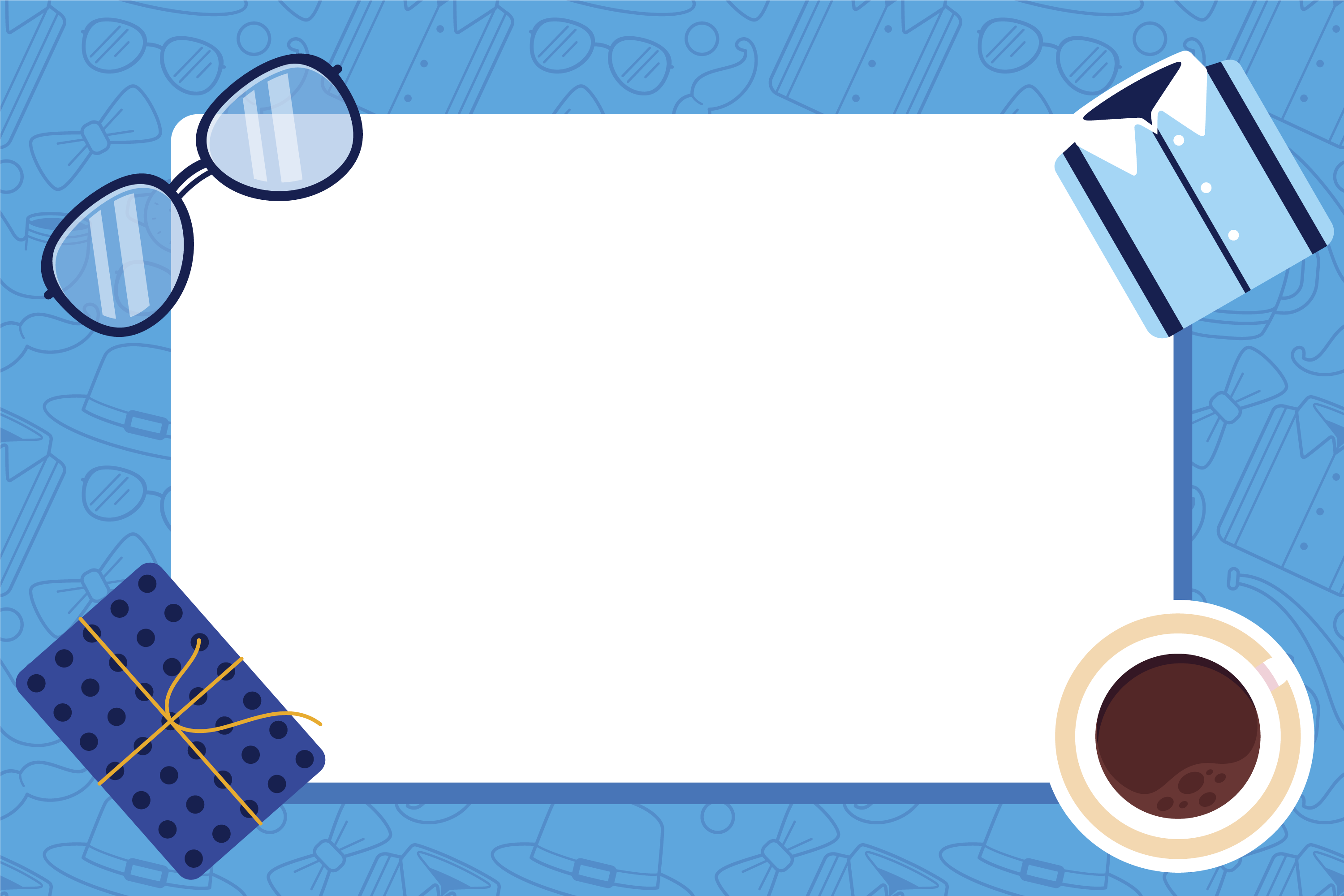 Preview for Design-elements-collage-template-fathers-day-background-fbde3