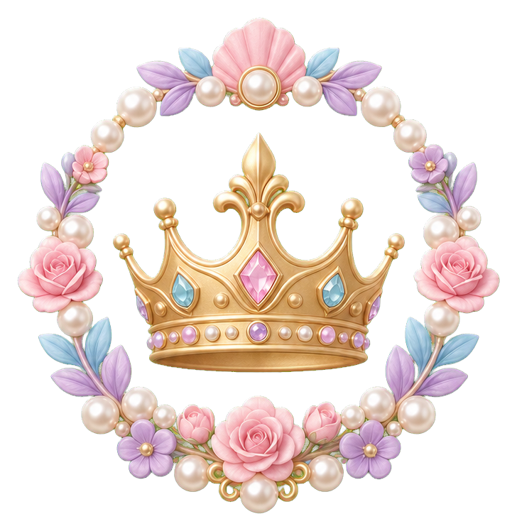 Preview for Pearl Crown Wreath Sticker