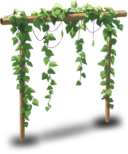 Preview for Hanging-green-plants-decoration-flora-sticker-43236