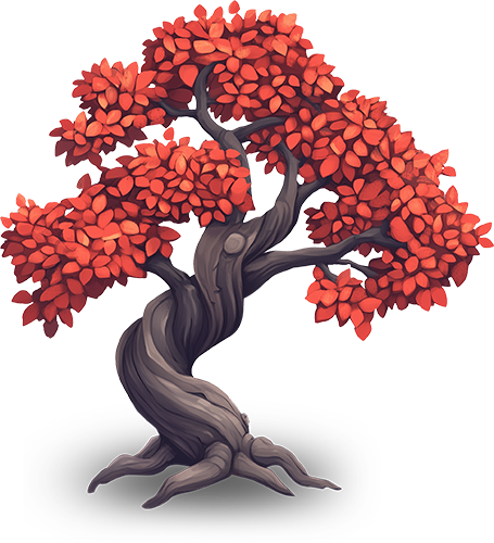 Preview for Red-tree-illustration-flora-sticker-079a3
