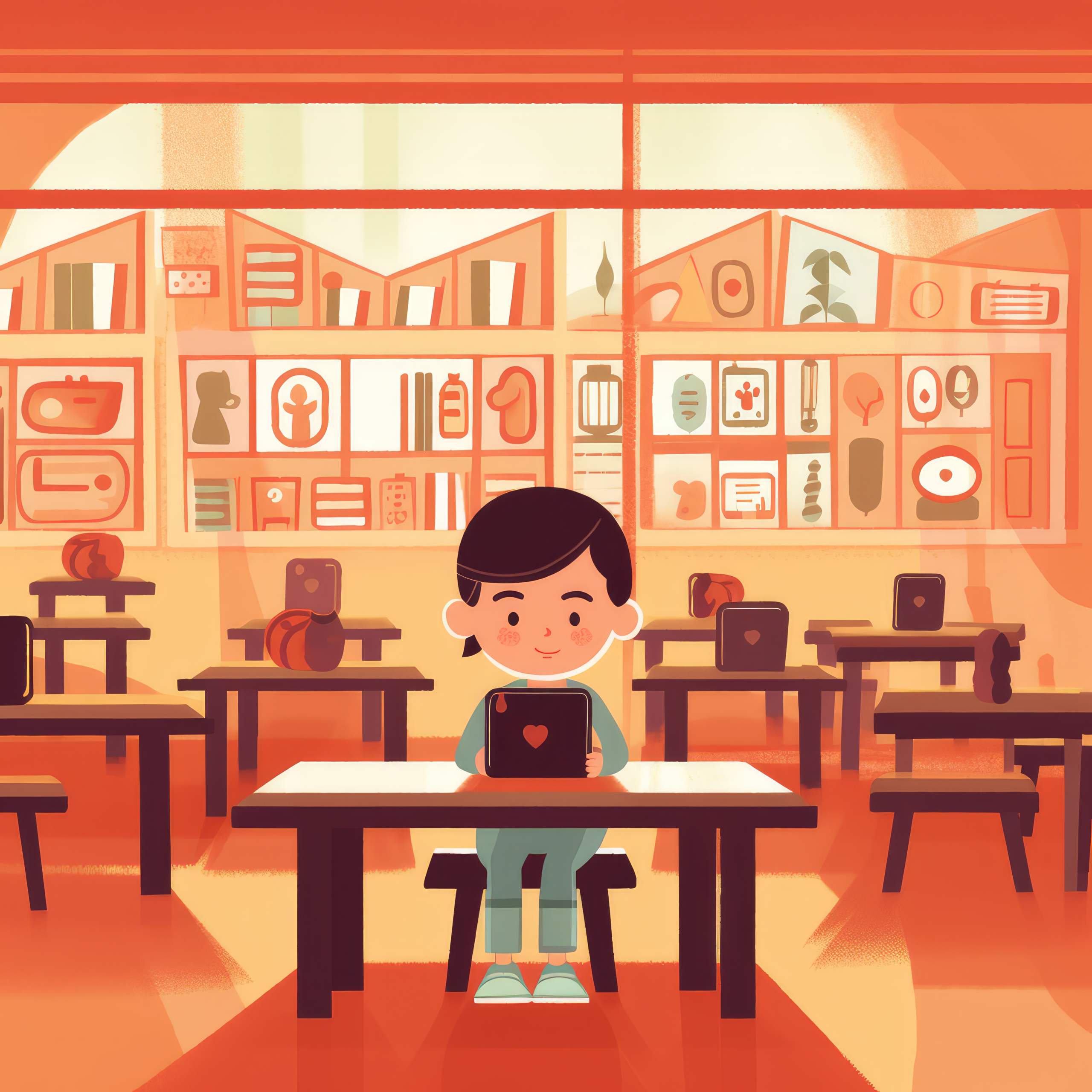 Preview for Modern-classroom-design-art-background-bc6cf