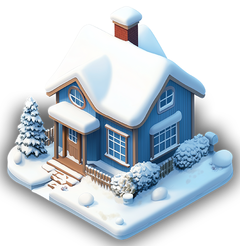 Preview for Winter-house-3d-illustration-building-sticker-3f131
