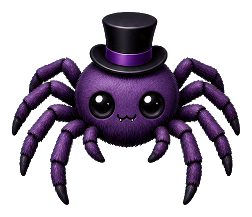Preview for Purple Spider Top Hat Sticker