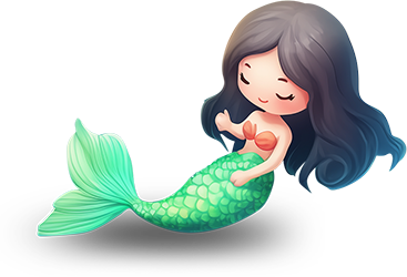 Preview for Chibi-mermaid-illustration-character-sticker-38da1