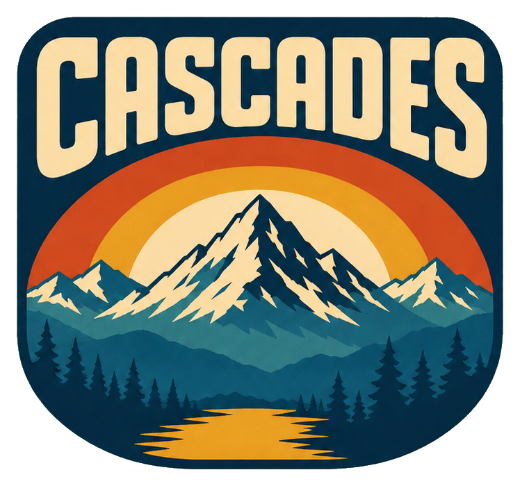 Preview for Cascade Mountains Sticker Graphic