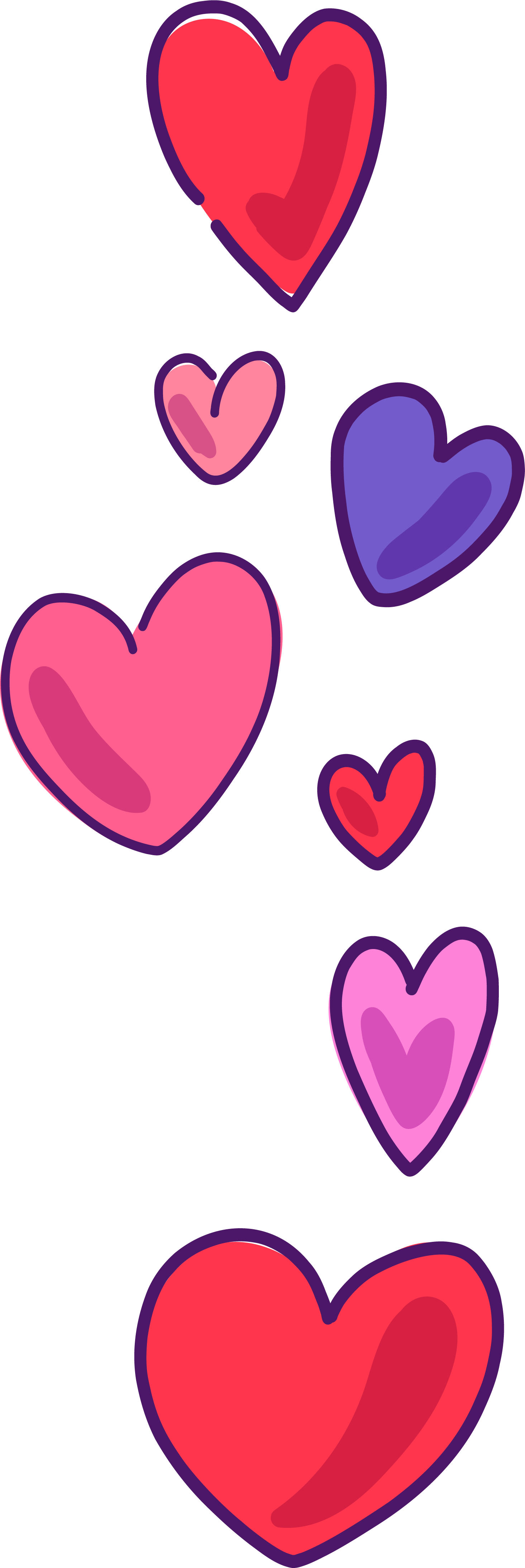Preview for Colorful-hearts-illustration-love-design-sticker-23eca