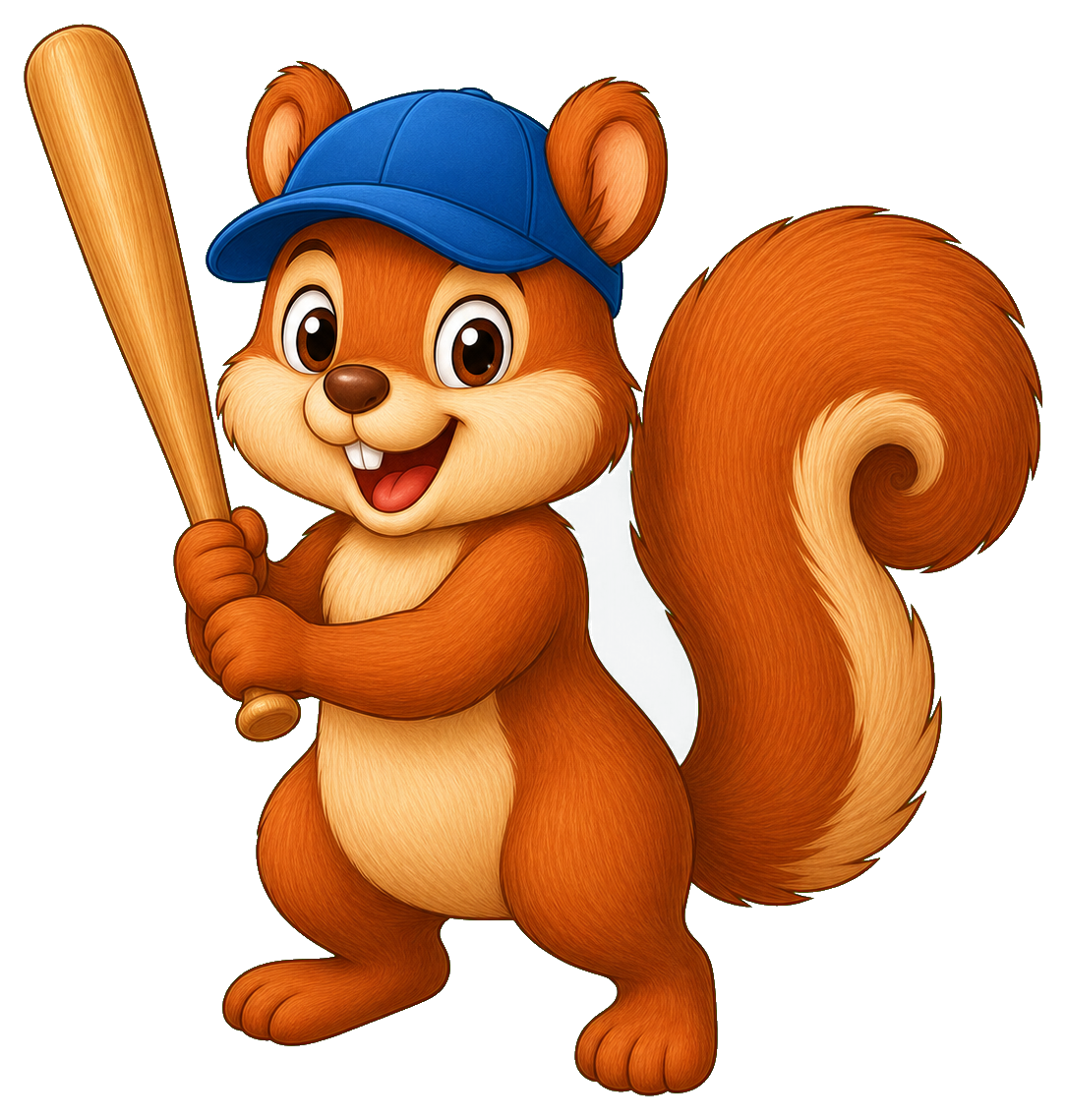 Preview for Baseball Squirrel Sticker