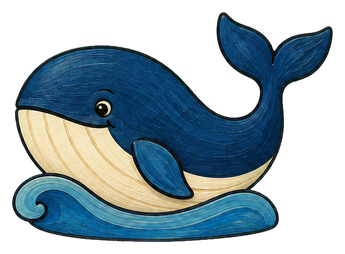 Preview for Coastal Lighthouse Folk Art Whale