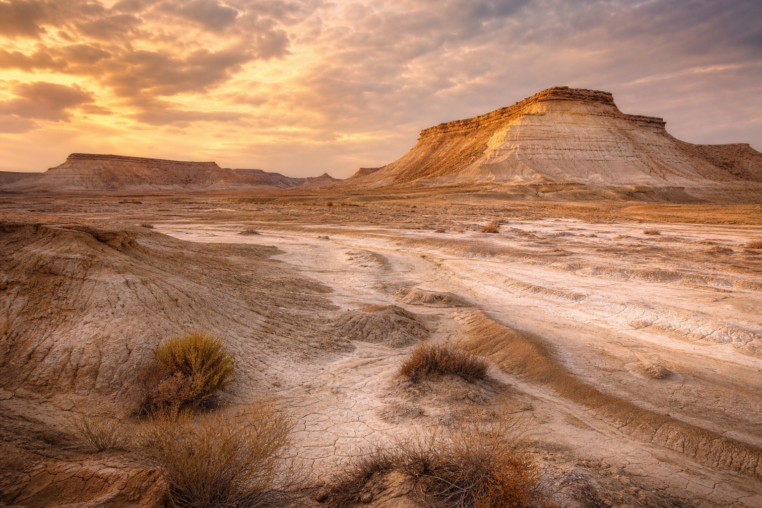 Preview for Desert Clay Landscape Background