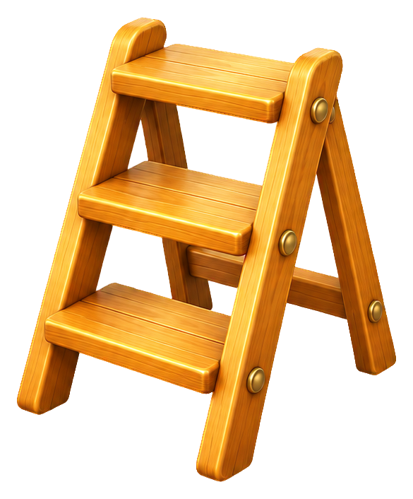 Preview for 3d Cozy Reading Library Ladder