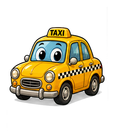 Preview for Taxi Cab Sticker Graphic