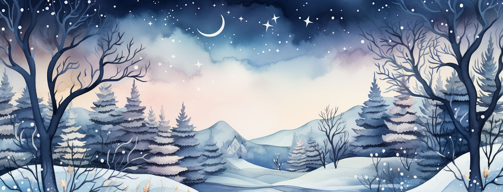 Preview for Winter-landscape-illustration-christmas-cover-background-7a78f