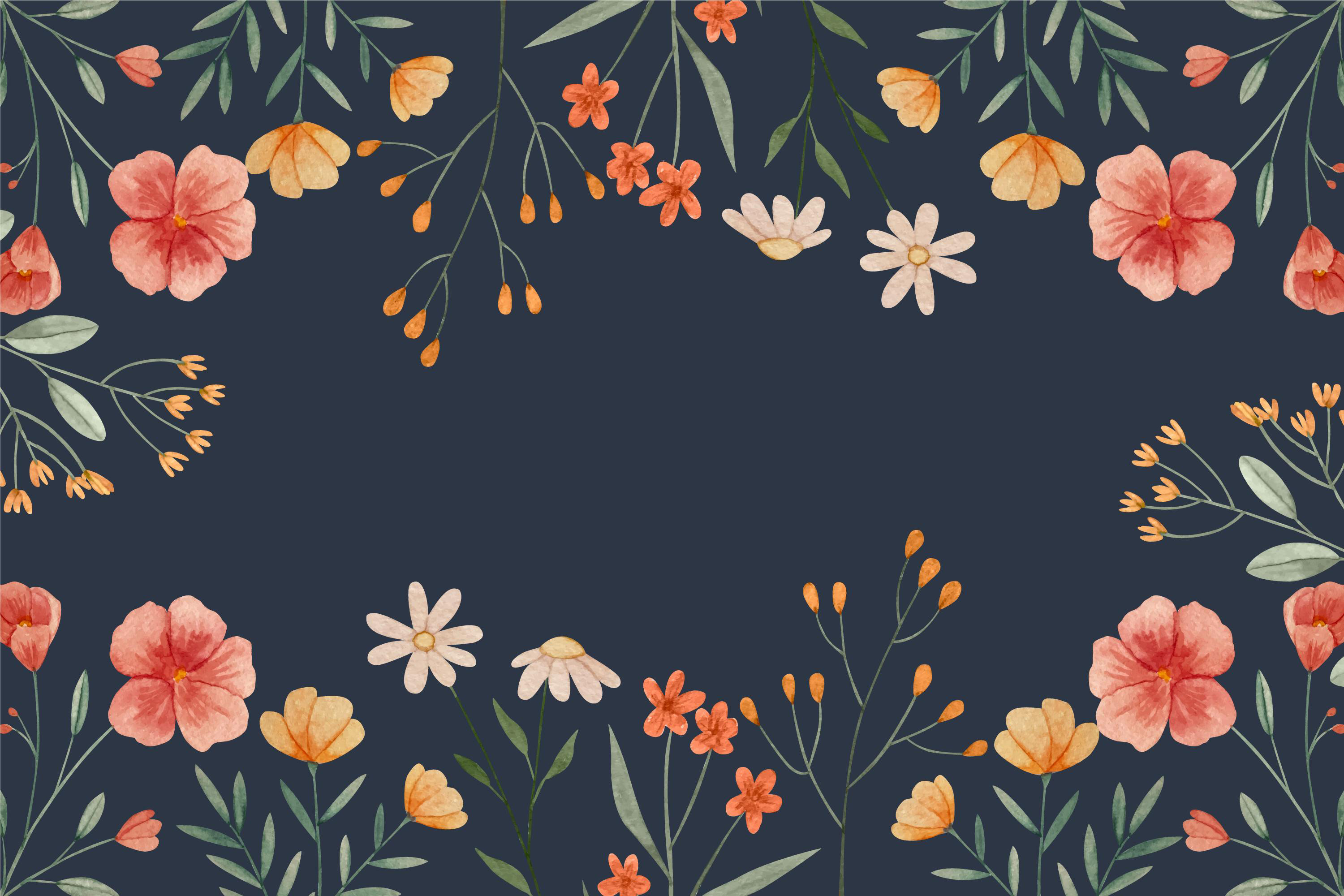 Preview for Floral-pattern-design-template-spring-background-10427