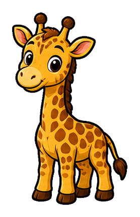 Preview for Giraffe Sticker For Photos And Designs