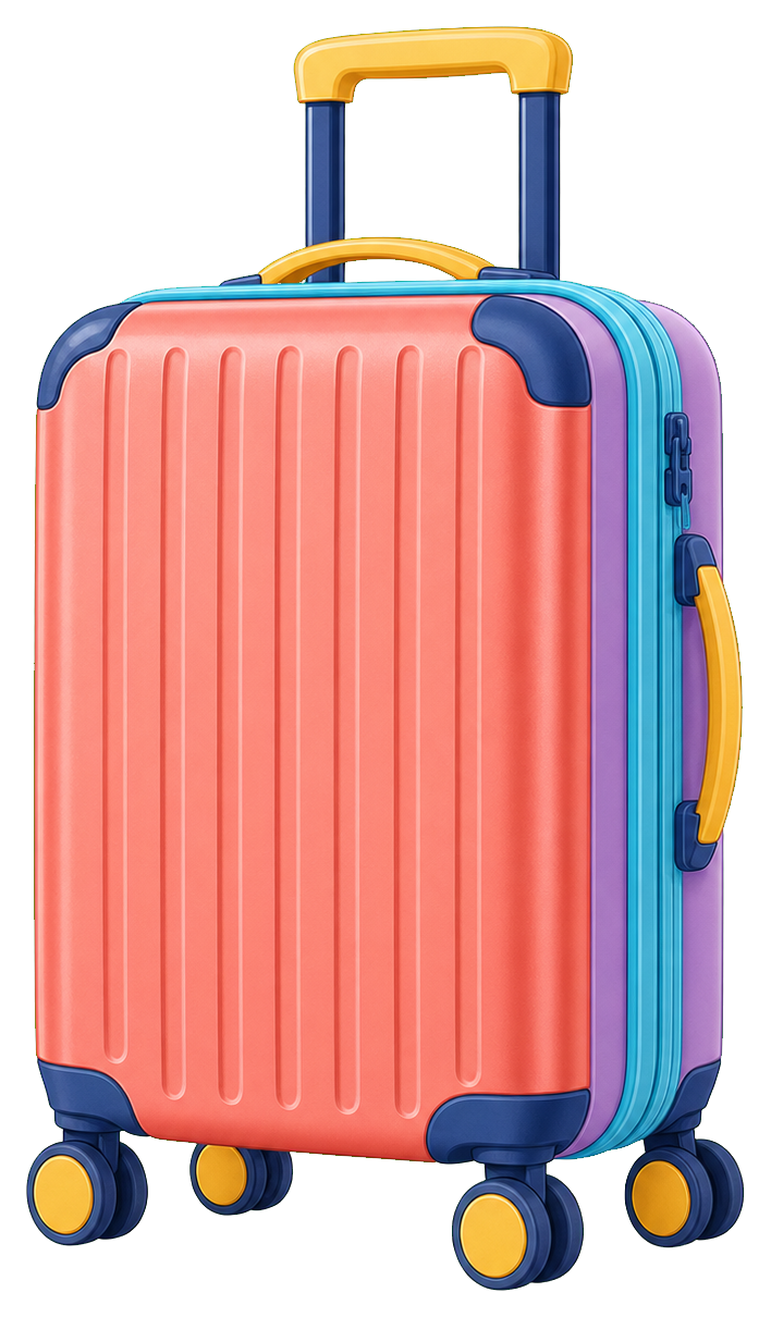 Preview for Travel Suitcase Sticker Graphic