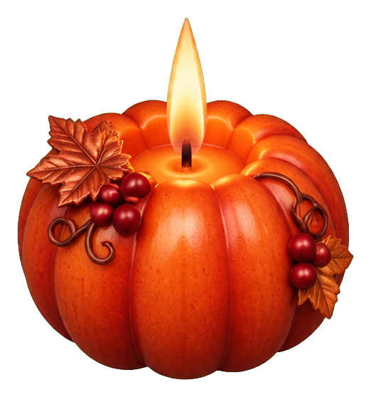 Preview for Pumpkin Candle Sticker