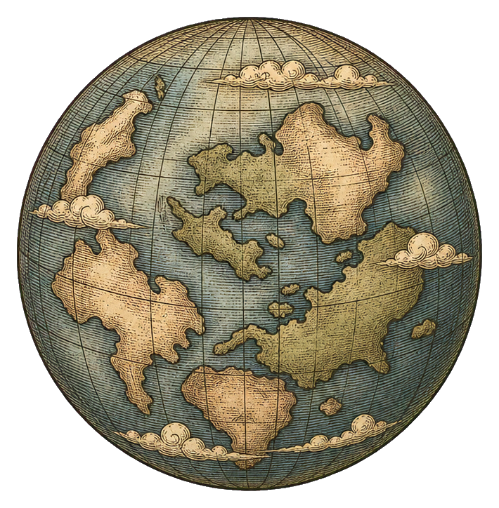 Preview for Vintage Earth Engraving Sticker