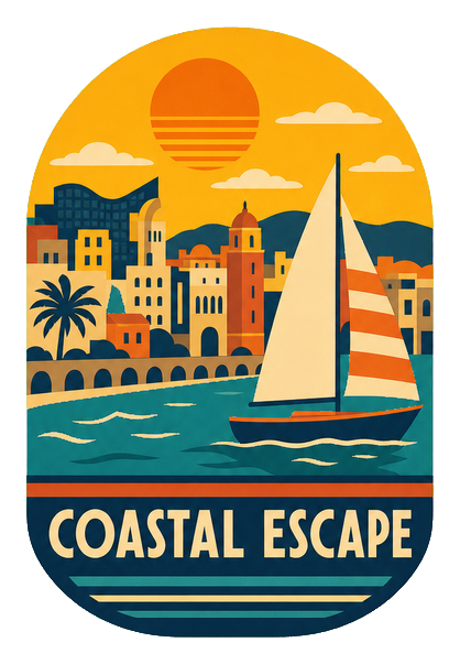 Preview for Coastal Escape Sticker