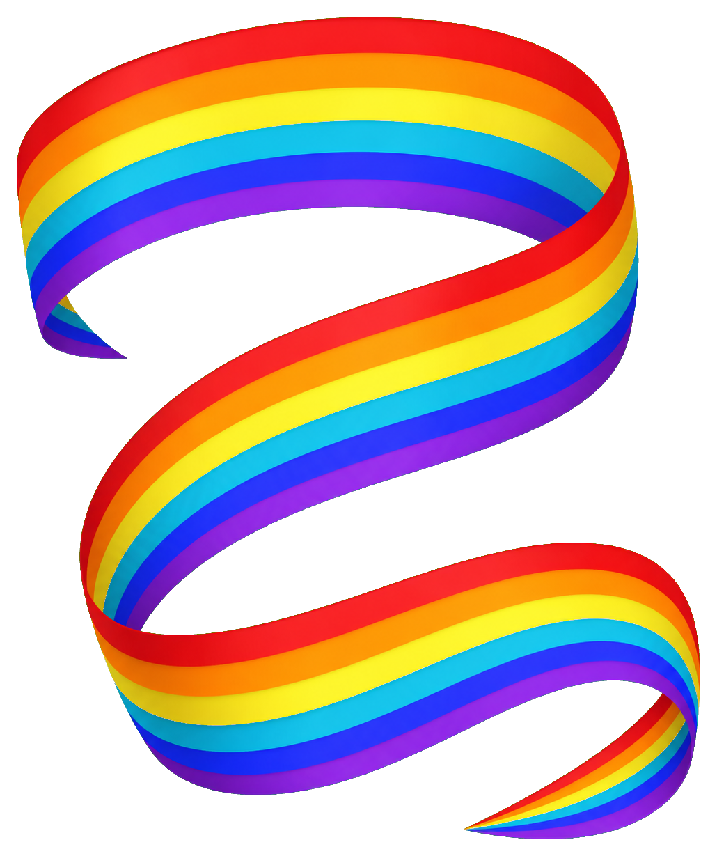 Preview for Rainbow Ribbon Sticker Graphic