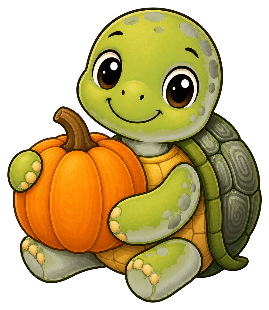 Preview for Turtle Pumpkin Sticker