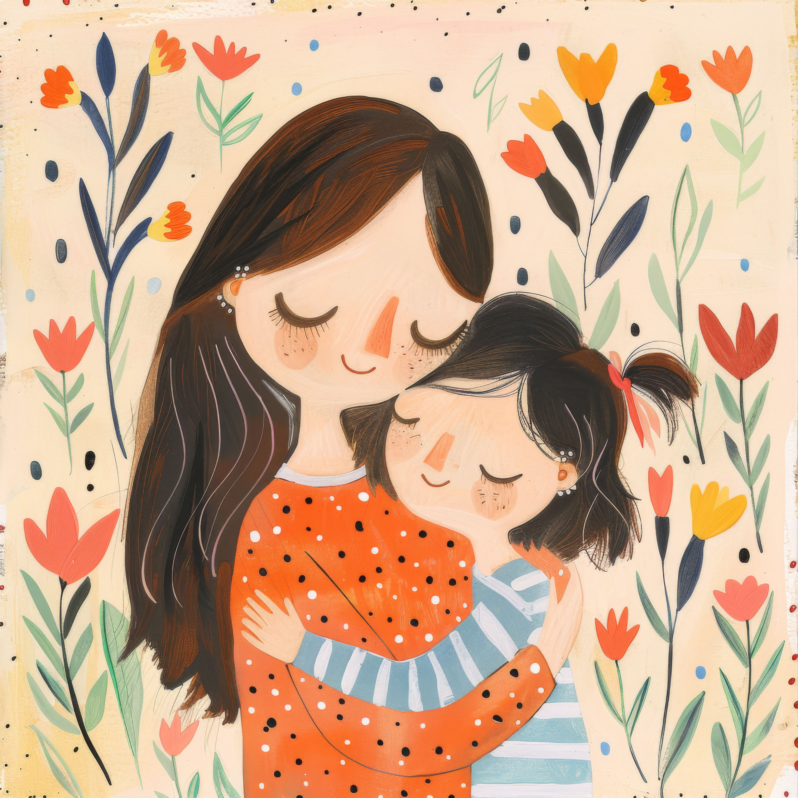 Preview for Mother-daughter-illustration-mothers-day-background-16ea1