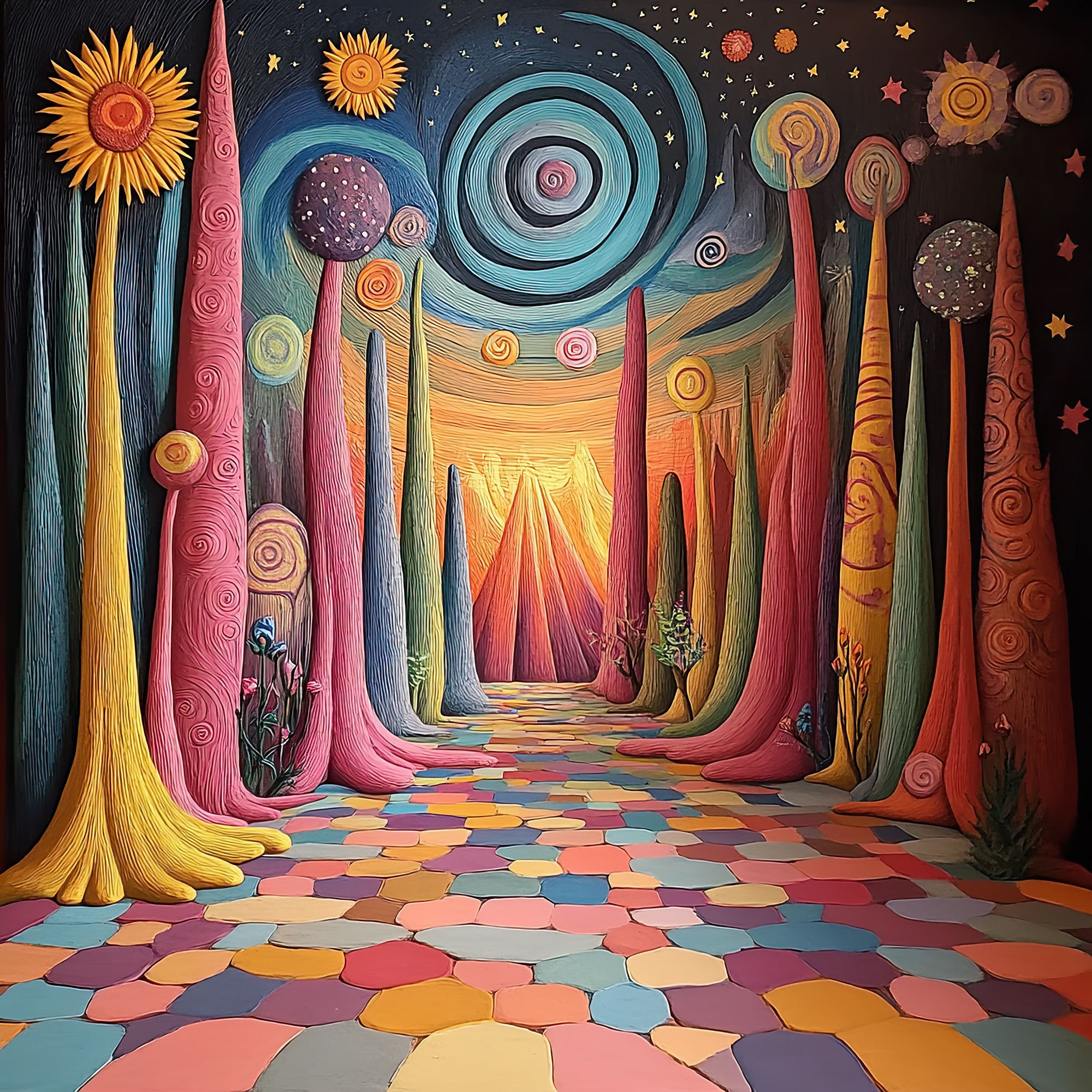 Preview for Surreal-vibrant-landscape-art-whimsical-backdrop-background-5be3a