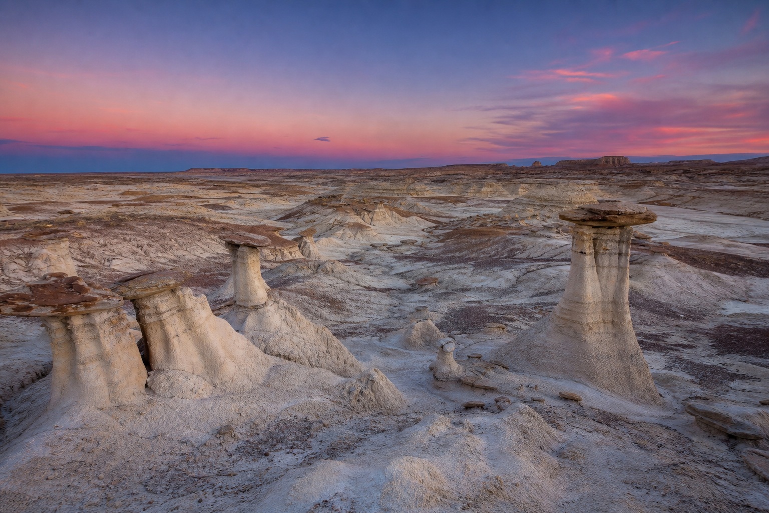 Preview for Desert Dawn Hoodoo Plain Background