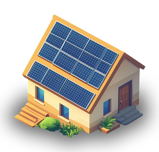 Preview for Solar-powered-house-illustration-building-sticker-78697