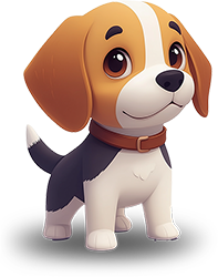 Preview for Cartoon-beagle-illustration-animal-sticker-096dd