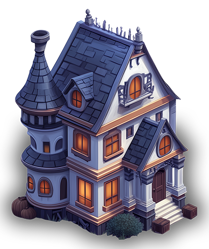 Preview for Fantasy-house-illustration-building-sticker-7ecfe