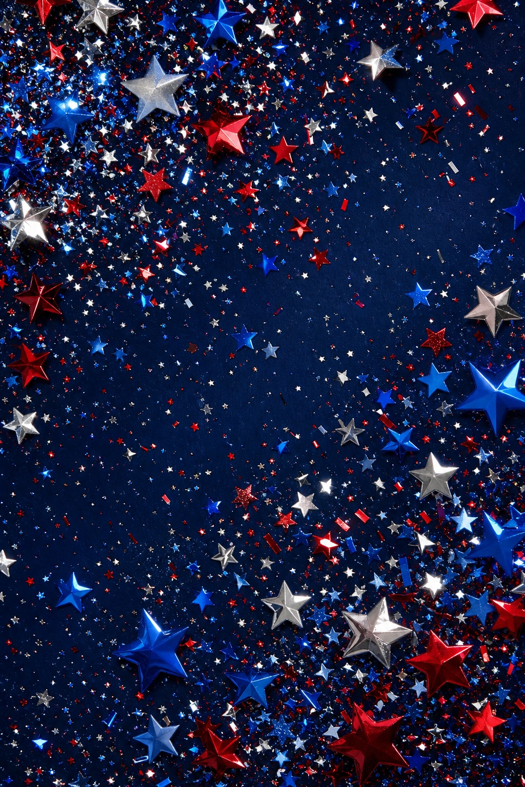 Preview for Fourth Of July Star Confetti Background