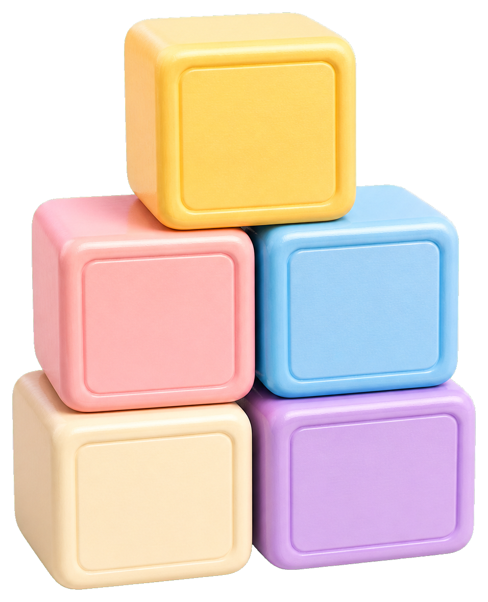 Preview for Stack Blocks Baby Sticker Graphic