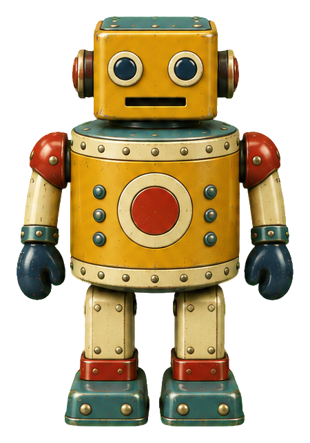 Preview for Tin Toy Robots Barrel Body
