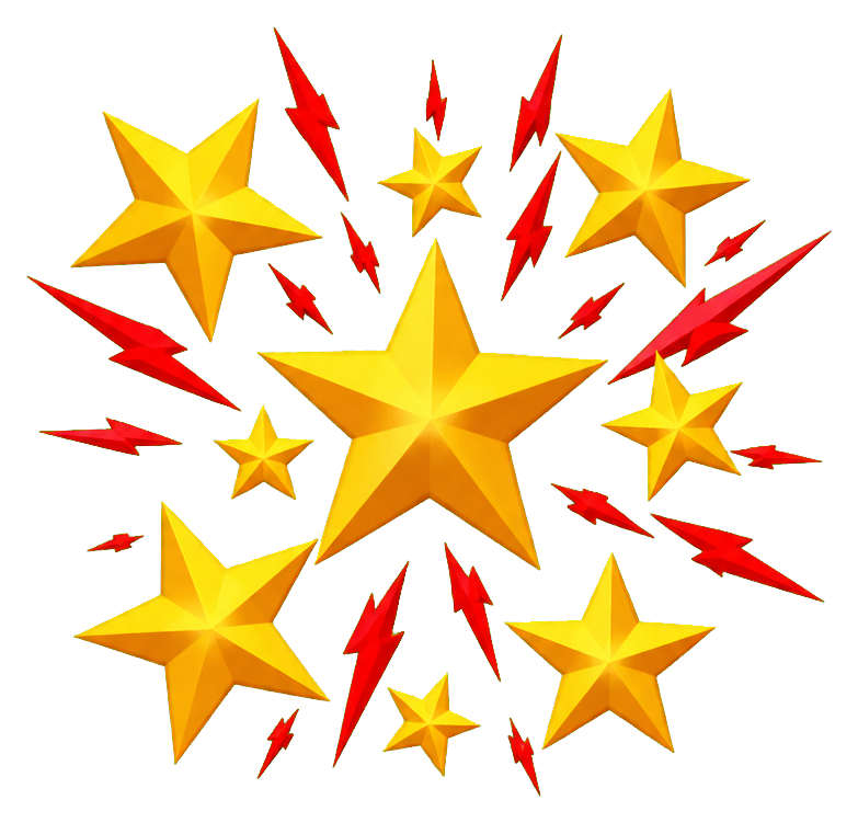Preview for Power Star Cluster Sticker