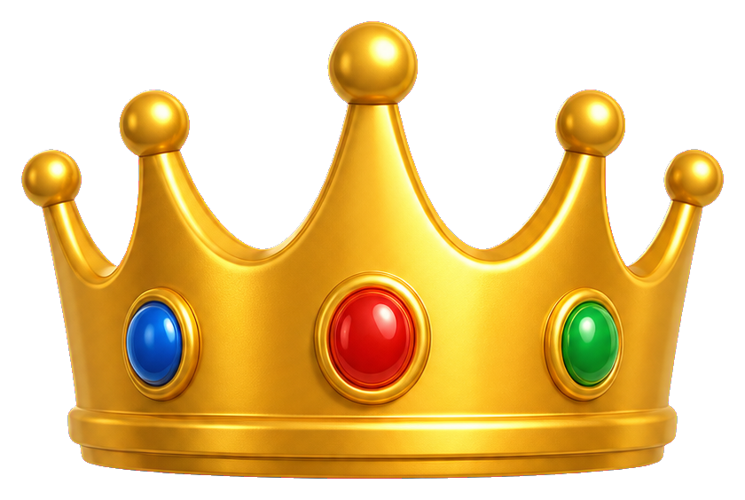 Preview for Gold Crown Sticker Graphic