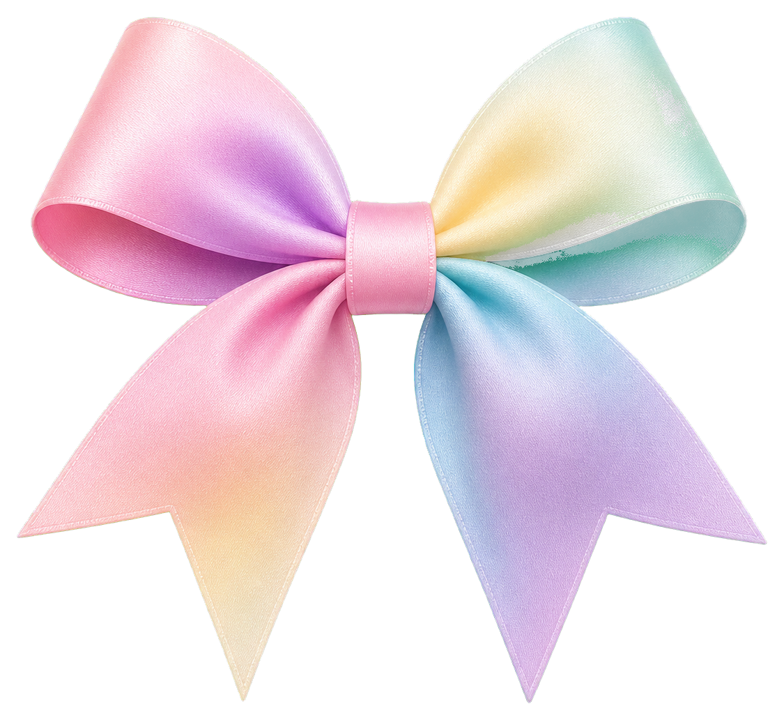 Preview for Pastel Bow Sticker Graphic