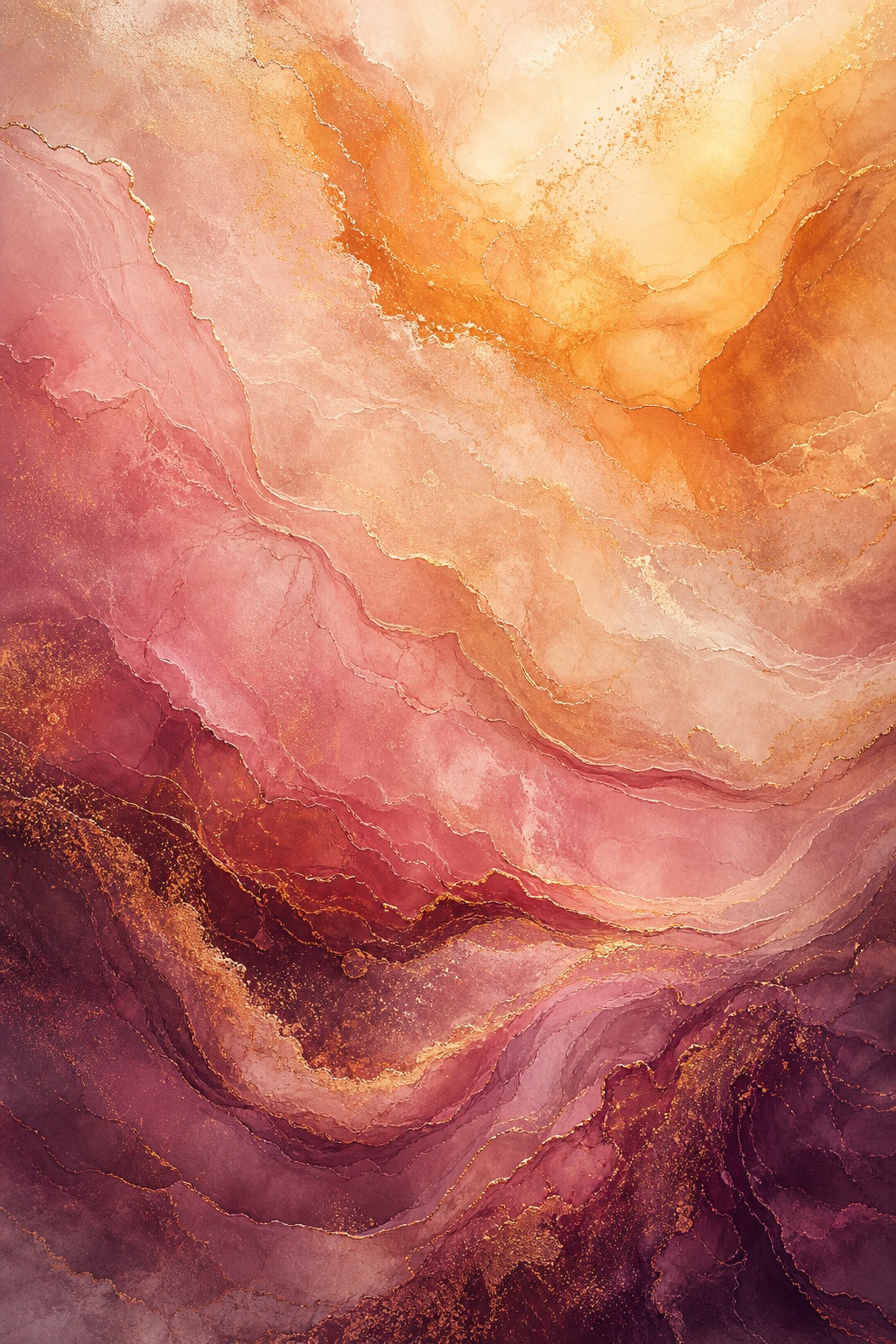 Preview for Rose Amber Abstract Vertical Background