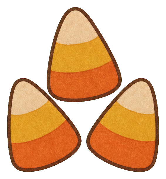 Preview for Halloween Candy Corn Trio Sticker