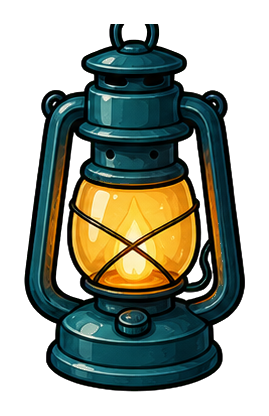 Preview for Cabin Lantern Sticker For Winter Designs