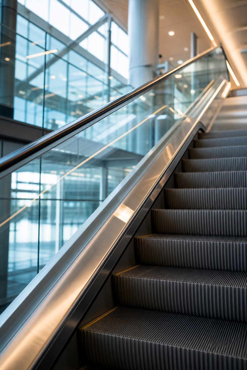 Preview for Airport Escalator Interior Background