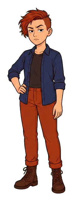 Preview for Skeptical Androgynous Adult Sticker