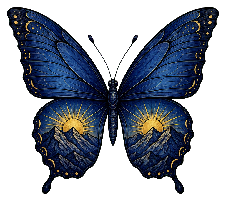 Preview for Mountain Sun Butterfly Sticker