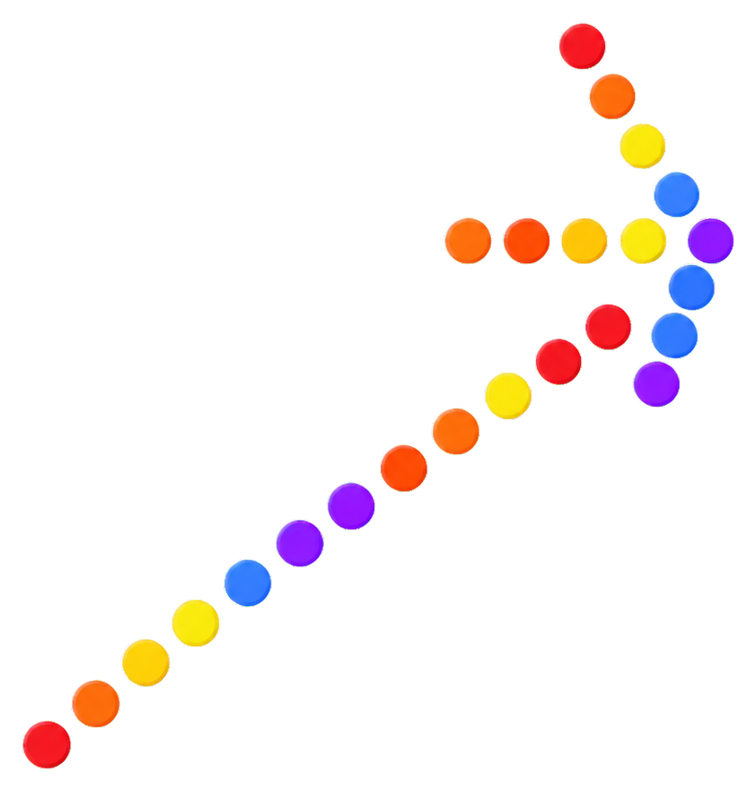 Preview for Dotted Arrow Sticker