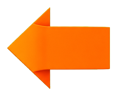 Preview for Geometric Orange Arrow Sticker