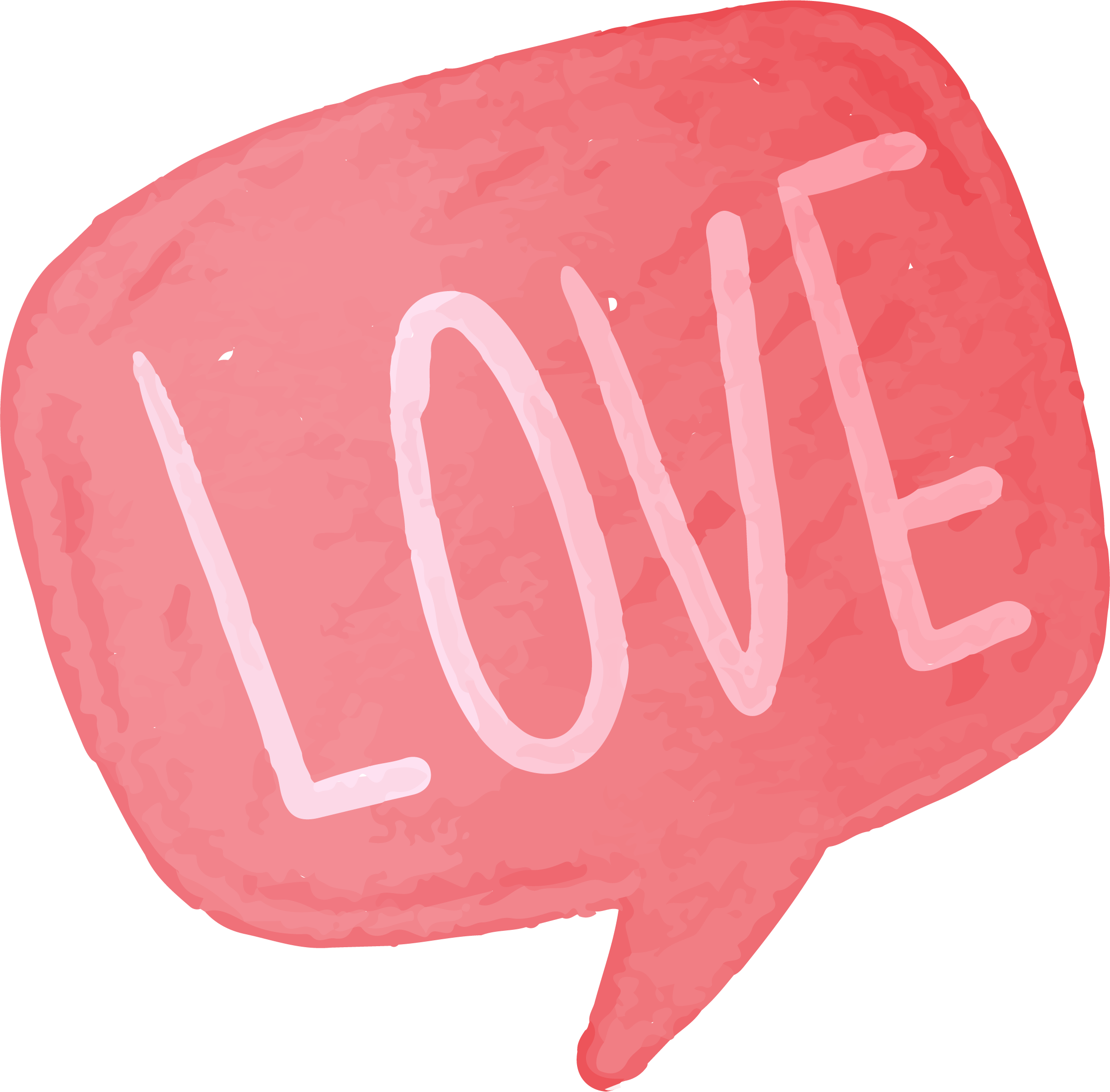 Preview for Love-speech-bubble-watercolor-love-sticker-51799