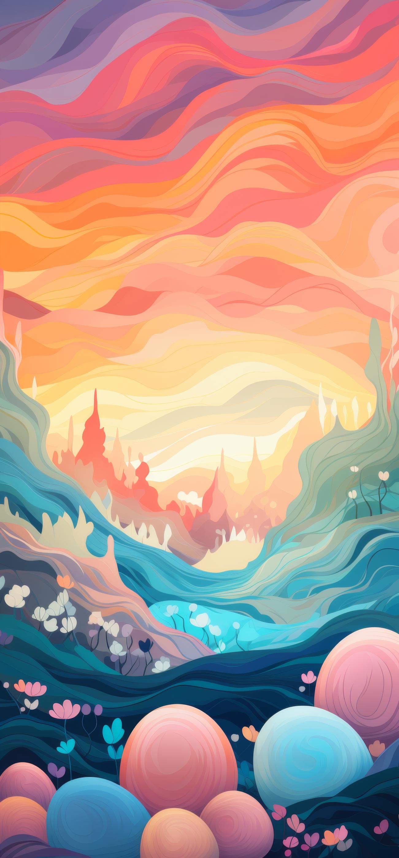 Preview for Fantasy-landscape-art-easter-phone-background-149fb